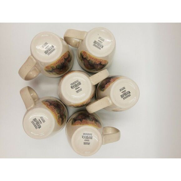 CABELA’S Folk craft Stone Ware Woodland Moose Hunting Coffee Tea Mug {ONE MUG} - Picture 8 of 9
